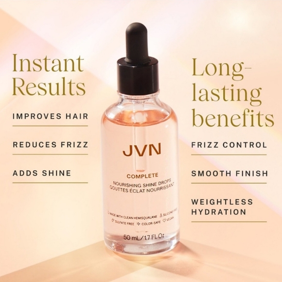 JVN Complete Nourishing Hair Oil Shine Drops - Picture 5 of 10